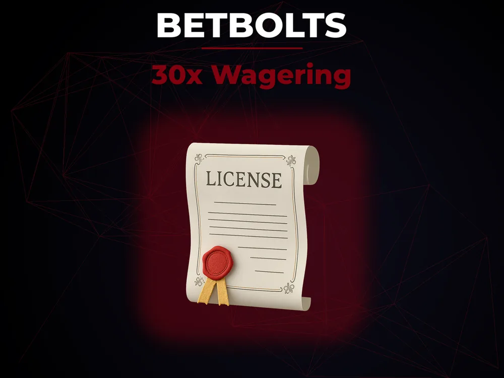 Betbolts - 30x Wagering