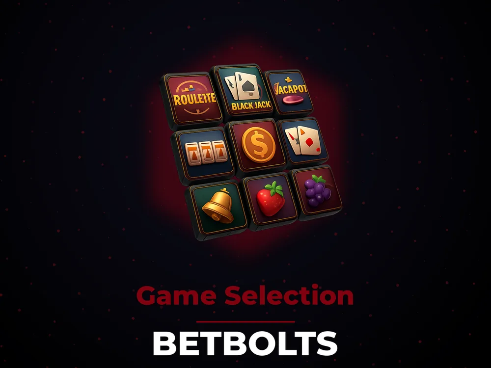 Betbolts - Game Selection